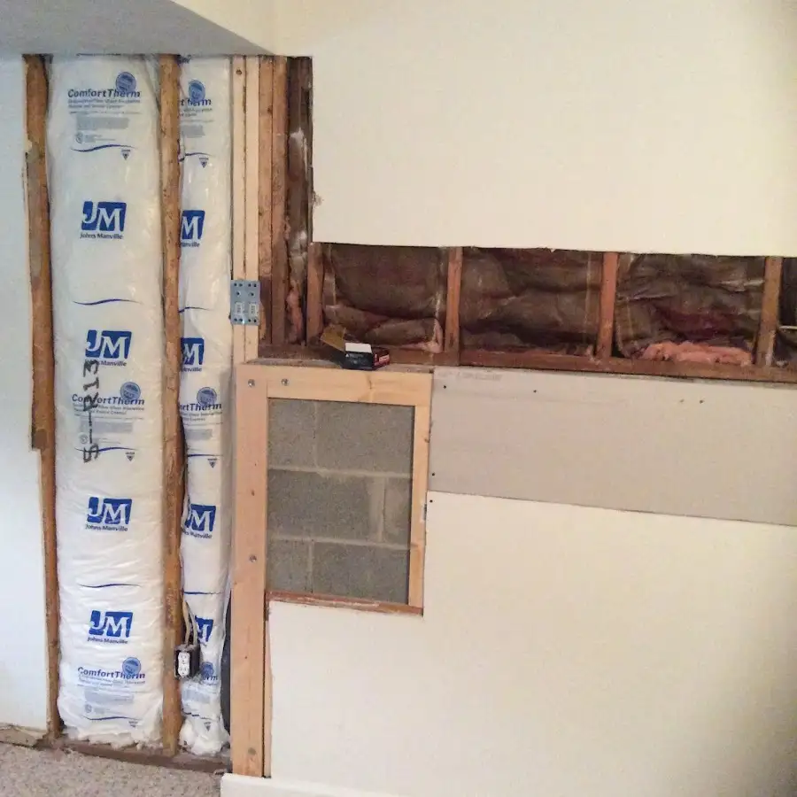 Wall insulation replacement during Structural Drying in Brownsville